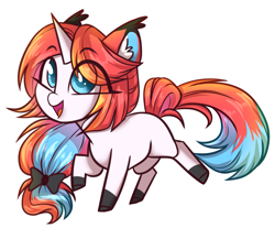 Size: 1241x1029 | Tagged: safe, artist:cloud-fly, oc, oc only, oc:amo, pony, unicorn, chibi, female, mare, simple background, solo, transparent background