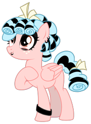 Size: 2009x2724 | Tagged: safe, artist:kazeblue, cozy glow, pegasus, pony, g4, alternate hairstyle, bow, bracelet, dyed hair, dyed mane, ear piercing, earring, emo, eyeshadow, female, freckles, goth, hair bow, high res, jewelry, lip piercing, makeup, mare, mascara, missing cutie mark, older, older cozy glow, piercing, raised hoof, simple background, solo, transparent background, wristband