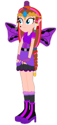 Size: 260x567 | Tagged: safe, artist:selenaede, artist:user15432, fairy, human, hylian, equestria girls, g4, barely eqg related, base used, boots, clothes, costume, crossover, crown, ear piercing, earring, equestria girls style, equestria girls-ified, fairy wings, fairyized, fingerless gloves, gloves, glowing, glowing wings, halloween, halloween costume, hallowinx, hat, high heel boots, high heels, holiday, jewelry, legend of zelda: twilight princess, nintendo, piercing, princess zelda, purple dress, purple wings, rainbow s.r.l, regalia, shoes, simple background, solo, sparkly wings, the legend of zelda, the legend of zelda: twilight princess, top hat, transparent background, wings, winx, winx club, winxified