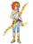 Size: 2600x3500 | Tagged: safe, artist:aritimas, part of a set, rainbow dash, human, g4, arrow, bow (weapon), bow and arrow, clothes, hair over one eye, high res, humanized, male, rainbow blitz, rule 63, sandals, simple background, solo, weapon, white background