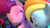 Size: 1366x768 | Tagged: safe, screencap, pinkie pie, rainbow dash, earth pony, pegasus, pony, g4, hello pinkie pie, :p, female, mare, tongue out