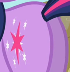 Size: 742x757 | Tagged: safe, screencap, twilight sparkle, pony, unicorn, g4, lesson zero, butt, butt only, cropped, female, pictures of butts, plot, solo, twibutt, unicorn twilight