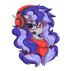 Size: 5000x5000 | Tagged: safe, alternate version, artist:ask-colorsound, oc, oc only, oc:cinnabyte, earth pony, pony, absurd resolution, adorkable, bandana, blushing, cinnabetes, cute, dork, expressions, female, gaming headset, glasses, headphones, headset, icon, mare, meganekko, pigtails, reference, simple background, smiling, solo, transparent background