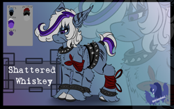 Size: 1920x1200 | Tagged: safe, artist:brainiac, derpibooru exclusive, oc, oc only, oc:shattered whiskey, cat, cat pony, original species, fallout equestria, raider, solo