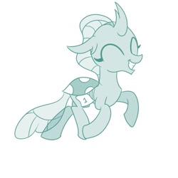 Size: 797x796 | Tagged: safe, artist:sintakhra, ocellus, changedling, changeling, tumblr:studentsix, g4, counting, cute, diaocelles, female, post-it, solo