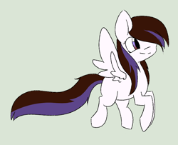 Size: 954x774 | Tagged: safe, artist:f-lowers088, oc, oc only, oc:winter breeze, pegasus, pony, flying, long tail, pegasus oc, solo, wings