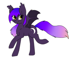 Size: 1344x1106 | Tagged: safe, artist:f-lowers088, oc, oc only, oc:mystery, bat pony, pony, bat pony oc, bat wings, simple background, solo, transparent background, wings