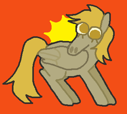Size: 330x295 | Tagged: safe, artist:hardpee, derpy hooves, pegasus, pony, g4, female, hoers, mare, simple background, solo