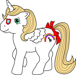 Size: 1606x1579 | Tagged: safe, artist:rekibob, oc, oc only, oc:bonniecorn, alicorn, pony, g1, alicorn oc, bow, glasses, horn, simple background, solo, tail bow, transparent background, wings