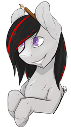 Size: 1000x1783 | Tagged: safe, artist:daniefox, oc, oc only, earth pony, pony, bust, male, pen, portrait, simple background, solo, stallion, transparent background