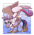 Size: 1374x1407 | Tagged: safe, artist:inuhoshi-to-darkpen, princess flurry heart, twilight sparkle, alicorn, pony, g4, abstract background, aunt and niece, auntie twilight, blushing, cute, duo, ear fluff, eye clipping through hair, eyes closed, female, flurrybetes, flying, glomp, hoof fluff, hoof shoes, hug, jewelry, mare, older, older flurry heart, regalia, size difference, smiling, spread wings, sweat, twilight sparkle (alicorn), wing fluff, wings