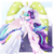 Size: 2560x2560 | Tagged: safe, alternate version, artist:slackerburst, princess celestia, starlight glimmer, alicorn, unicorn, anthro, g4, breasts, bride, busty princess celestia, busty starlight glimmer, crack shipping, duo, female, high res, jewelry, kiss on the lips, kissing, lesbian, multiple variants, ring, shipping, starlestia, tail, tail pull, wedding ring