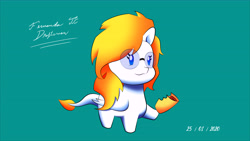 Size: 10887x6125 | Tagged: safe, alternate version, artist:fernandojc-draftsman, oc, oc only, pegasus, pony, burrito, chibi, food, glasses, hoof hold, leonine tail, pegasus oc, signature, simple background, solo, wings