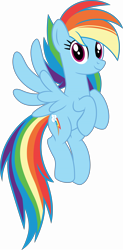 Size: 7979x16231 | Tagged: safe, artist:alandssparkle, rainbow dash, pegasus, pony, g4, g4.5, my little pony: pony life, absurd resolution, alternate hairstyle, cute, dashabetes, female, flying, g4.5 to g4, looking at you, mare, simple background, solo, transparent background, vector
