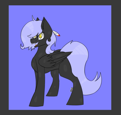 Size: 1473x1397 | Tagged: safe, artist:toptian, oc, oc only, pegasus, pony, feather, pegasus oc, signature, smiling, solo, wings
