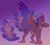 Size: 2195x1968 | Tagged: safe, artist:seffiron, oc, oc only, oc:somber lullaby, alicorn, pony, magical lesbian spawn, male, offspring, parent:princess luna, parent:tempest shadow, parents:tempestluna, solo, stallion, tail feathers, unshorn fetlocks