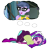 Size: 3000x3000 | Tagged: safe, artist:gmaplay, aria blaze, micro chips, equestria girls, g4, arse-ia blaze, ass, ass up, butt, dream bubble, eyes closed, female, high res, male, ship:ariachips, shipping, simple background, sleeping, straight, transparent background