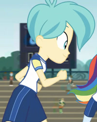 Size: 662x828 | Tagged: safe, screencap, tennis match, equestria girls, g4, my little pony equestria girls: better together, sock it to me, cropped, running, tomboy