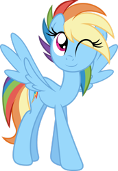 Size: 1280x1864 | Tagged: safe, artist:fuzzybrushy, rainbow dash, pegasus, pony, g4, alternate hairstyle, female, g4.5 to g4, long neck, simple background, solo, transparent background, vector