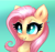 Size: 1864x1767 | Tagged: safe, artist:confetticakez, fluttershy, pegasus, pony, g4, blushing, chest fluff, cute, female, shyabetes, simple background, solo