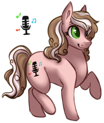 Size: 380x446 | Tagged: safe, artist:amiookamiwolf, oc, oc only, oc:accordion, pony, female, filly, offspring, parent:cheese sandwich, parent:pinkie pie, parents:cheesepie, simple background, solo, transparent background