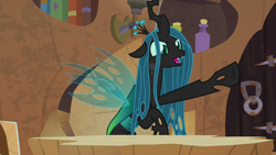 Size: 1920x1080 | Tagged: safe, screencap, queen chrysalis, changeling, g4, my little pony: friendship is magic, the ending of the end, female, solo