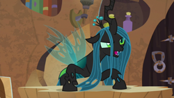 Size: 1920x1080 | Tagged: safe, screencap, queen chrysalis, changeling, g4, my little pony: friendship is magic, the ending of the end, female, solo