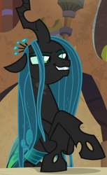 Size: 402x656 | Tagged: safe, screencap, queen chrysalis, changeling, g4, my little pony: friendship is magic, the ending of the end, cropped, female, solo