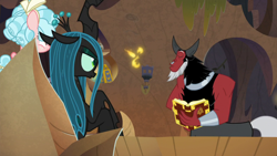 Size: 1920x1080 | Tagged: safe, screencap, cozy glow, lord tirek, queen chrysalis, g4, the ending of the end