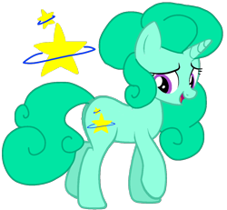 Size: 1168x1080 | Tagged: safe, artist:徐詩珮, oc, oc only, oc:starry drops, pony, unicorn, female, lidded eyes, mare, raised hoof, simple background, solo, transparent background