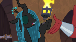 Size: 1920x1080 | Tagged: safe, screencap, lord tirek, queen chrysalis, g4, the ending of the end