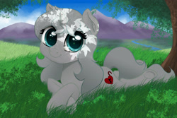 Size: 3000x2000 | Tagged: safe, artist:nimaru, oc, oc only, oc:heartsong, pony, unicorn, female, high res, lying down, mare, prone, solo, tree