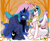 Size: 2603x2134 | Tagged: safe, artist:opalacorn, princess celestia, princess luna, alicorn, pony, g4, autumn, clothes, coffee, colored pupils, cute, duo, female, food, high res, latte, magic, mare, pumpkin spice, royal sisters, scarf, sisters, sitting, starbucks, telekinesis