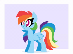 Size: 600x443 | Tagged: safe, artist:nekosnicker, rainbow dash, pegasus, pony, g4, animated, cute, dashabetes, female, flapping, flying, gif, mare, smiling, solo, spread wings, stars, wings