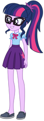 Size: 1024x2823 | Tagged: safe, artist:emeraldblast63, sci-twi, twilight sparkle, equestria girls, g4, my little pony equestria girls: canterlot high: march radness, female, redesign, simple background, solo, transparent background