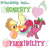 Size: 1024x1024 | Tagged: safe, artist:water-kirby, applejack, oc, oc:sugar beat, earth pony, pony, unicorn, g4, deviantart watermark, female, mare, obtrusive watermark, simple background, transparent background, watermark