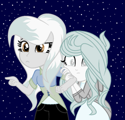 Size: 851x819 | Tagged: safe, artist:lominicinfinity, oc, oc only, oc:nightly, oc:stary, equestria girls, g4, clothes, night