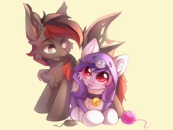 Size: 2560x1933 | Tagged: safe, artist:dorkmark, artist:vladaowo, oc, oc:shadow sky, bat pony, cat, mouse, pegasus, pony, undead, zombie, collaboration, collar