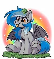 Size: 1940x2097 | Tagged: safe, artist:oofycolorful, oc, oc only, oc:kosen, bat pony, pony, bat pony oc, bat wings, coin, eye clipping through hair, simple background, solo, white background, wings