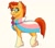 Size: 1280x1133 | Tagged: safe, artist:0llie0ops, sunburst, pony, unicorn, g4, bisexual pride flag, clothes, cute, ear fluff, gender headcanon, glasses, headcanon, leg fluff, lgbt headcanon, male, markings, open mouth, pride, pride flag, raised hoof, robe, sexuality headcanon, simple background, solo, stallion, sunbetes, sunburst's cloak, sunburst's glasses, trans male, trans sunburst, transgender, transgender pride flag, yellow background