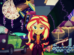 Size: 1019x757 | Tagged: safe, artist:samyvillaly, sunset shimmer, equestria girls, equestria girls specials, g4, my little pony equestria girls: better together, my little pony equestria girls: sunset's backstage pass, female, smoking