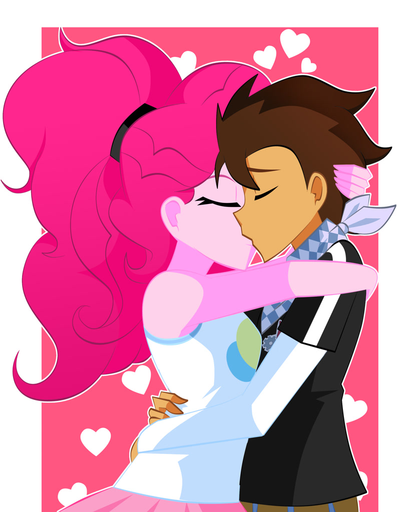 safe, artist:xan-gelx, pinkie pie, oc, oc:copper plume, equestria girls, g4...