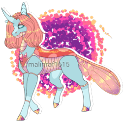 Size: 760x757 | Tagged: safe, artist:malinraf1615, ocellus, changedling, changeling, g4, alternate hairstyle, female, raised hoof, raised leg, redesign, simple background, solo, transparent background