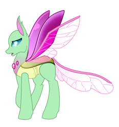 Size: 1024x1097 | Tagged: safe, artist:shadowpaw1007, oc, oc only, oc:jewel jade blossom, changedling, changeling, g4, to where and back again, base used, changedling oc, changeling oc, female, simple background, transparent background