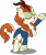 Size: 3927x4725 | Tagged: safe, artist:vector-brony, autumn blaze, kirin, g4, my little pony: friendship is magic, sounds of silence, a kirin tale, absurd resolution, awwtumn blaze, broadway, clothes, cute, eyes closed, female, hamilton, musical, open mouth, raised hoof, reference, simple background, singing, solo, transparent background, vector