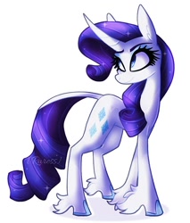 Size: 640x752 | Tagged: safe, artist:raress, rarity, g4, female, mare, simple background, unshorn fetlocks, white background