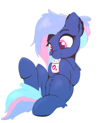 Size: 1200x1500 | Tagged: safe, artist:rhythmpixel, oc, oc only, oc:bit rate, earth pony, pony, cup, female, lineless, mare, simple background, solo, transparent background