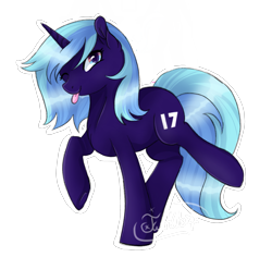 Size: 1953x1847 | Tagged: safe, artist:twinklecometyt, oc, oc only, oc:amethyst shadow, pony, unicorn, female, mare, one eye closed, simple background, solo, tongue out, transparent background, wink