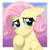 Size: 2048x2048 | Tagged: safe, artist:whitequartztheartist, fluttershy, pegasus, pony, g4, blushing, cute, female, heart, heart eyes, high res, short hair, shyabetes, solo, wingding eyes