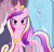 Size: 1208x1155 | Tagged: safe, screencap, princess cadance, alicorn, pony, g4, the crystal empire, cropped, crown, determined, female, folded wings, jewelry, mare, regalia, solo, wings